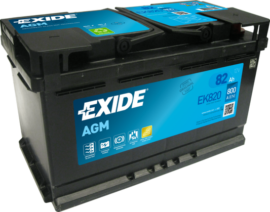 BATTERIA EXIDE 82AH